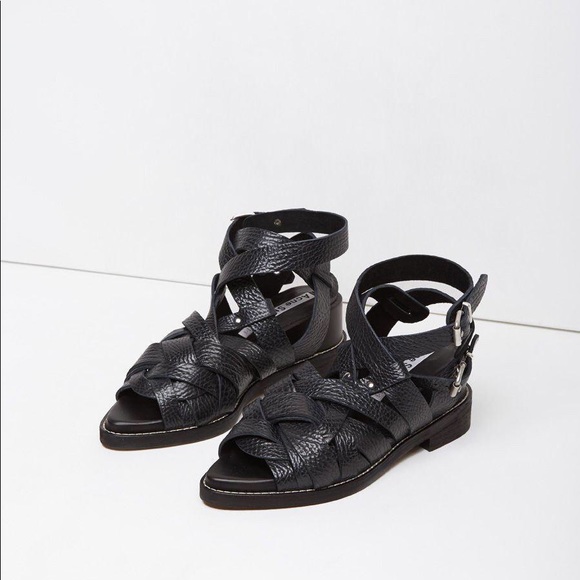 acne buckle sandals